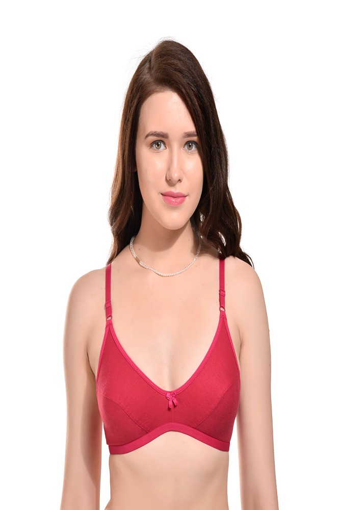 B&B Comfort Women's Non-Padded Non-Wired Full Support Lift Up Bra
